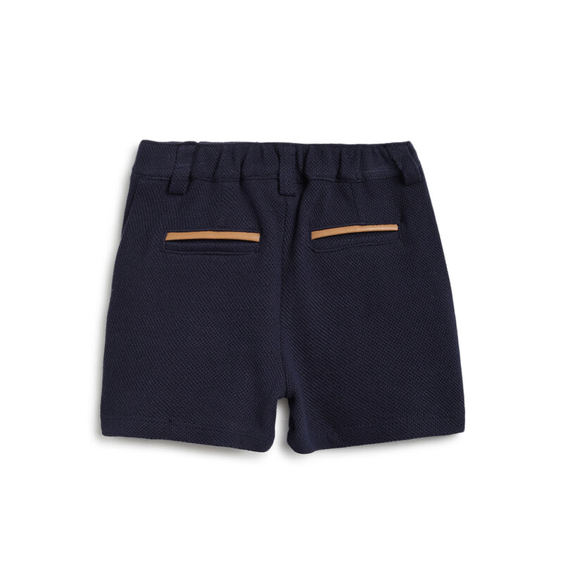 Boys Dark Blue Shirt with Short Trousers image number 3